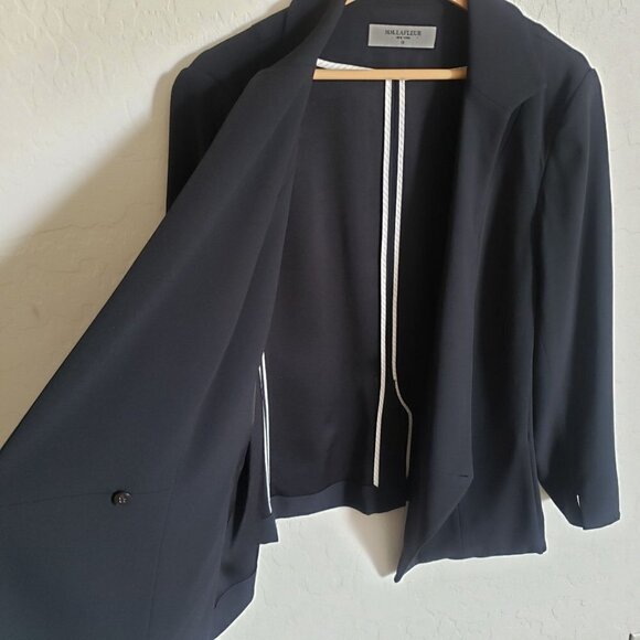 MM Lafleur Wells 2.0 Blazer Jacket Classic Black Asymmetrical Size Women's +1 - Picture 8 of 12